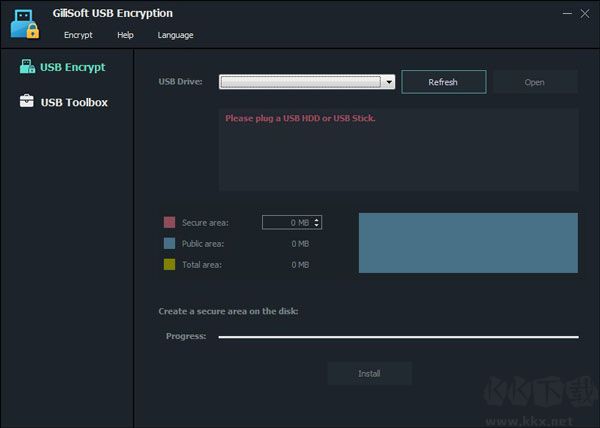 gilisoft usb encryption(u盤加密軟件)