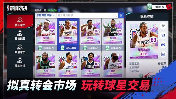 NBA巔峰對決正版