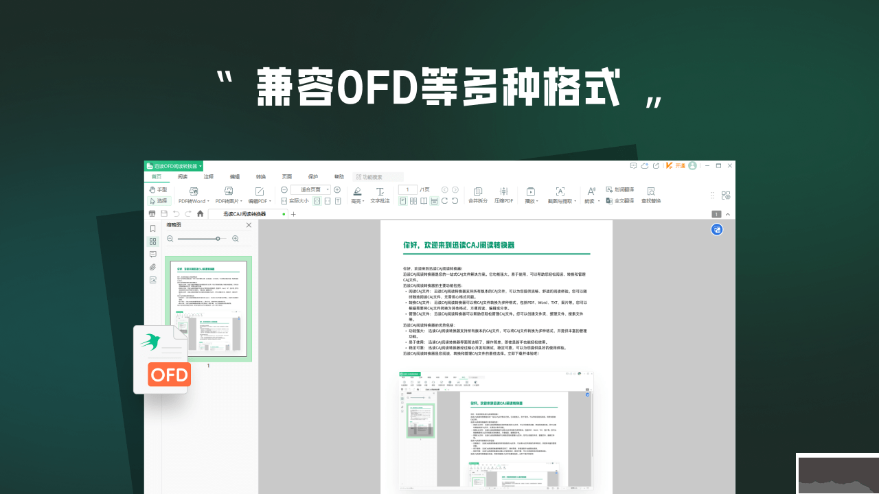 迅讀OFD閱讀轉(zhuǎn)換器電腦版