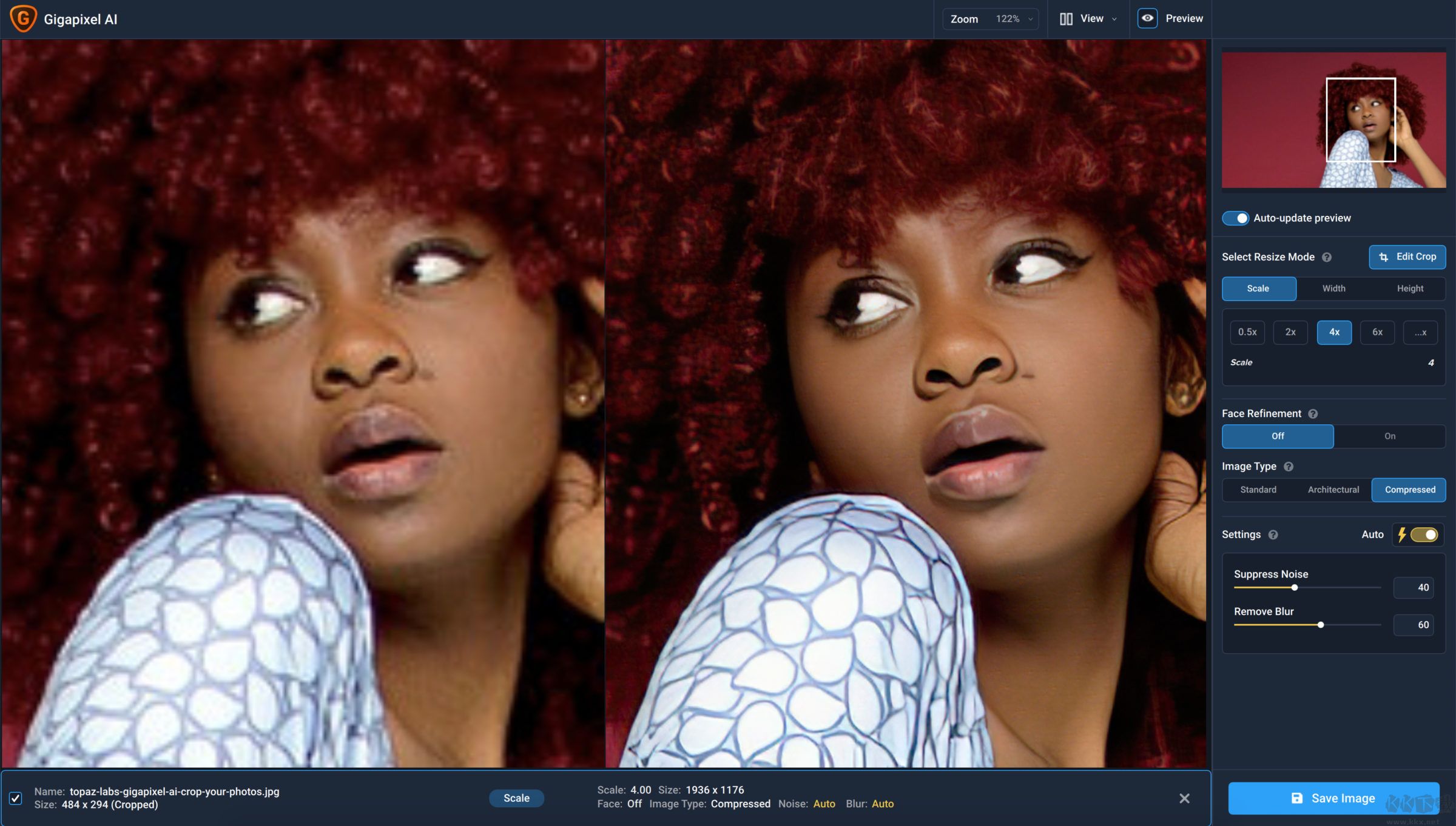 Topaz Gigapixel AI(圖片無損放大工具)