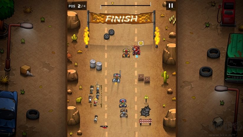 粗魯車手2D戰(zhàn)斗賽車端游