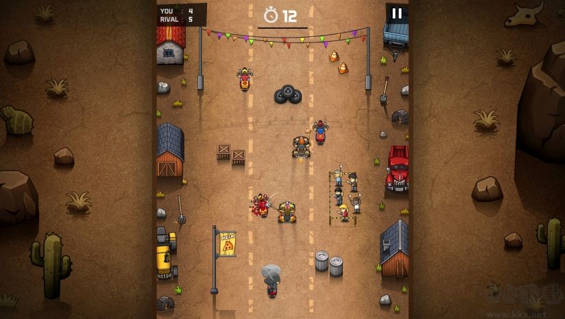 粗魯車手2D戰(zhàn)斗賽車端游