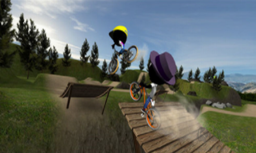 火柴人自行車賽