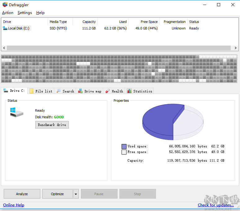 Defraggler(多樣化磁盤清理軟件)