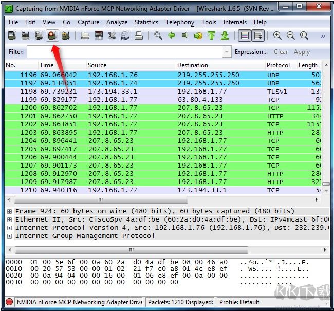 wireshark（網(wǎng)絡(luò)抓包工具）