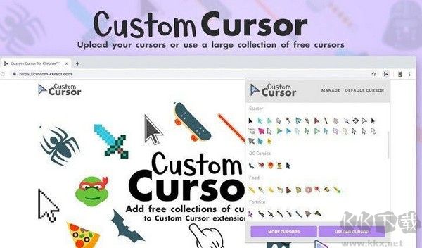 Custom Cursor for Chrome(鼠標光標美化)