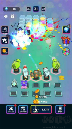 彩色轟炸3D無(wú)限金幣版