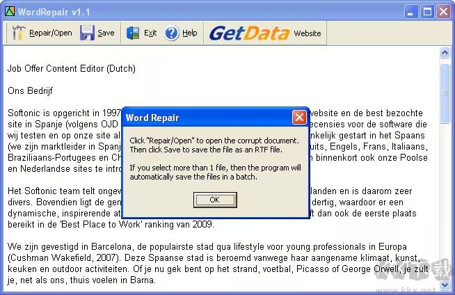 Word修復(fù)工具最新版