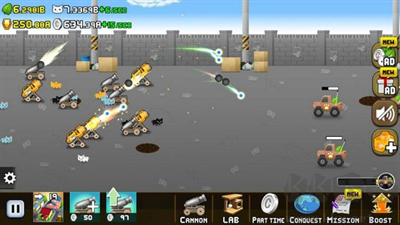 空閑的貓炮游戲