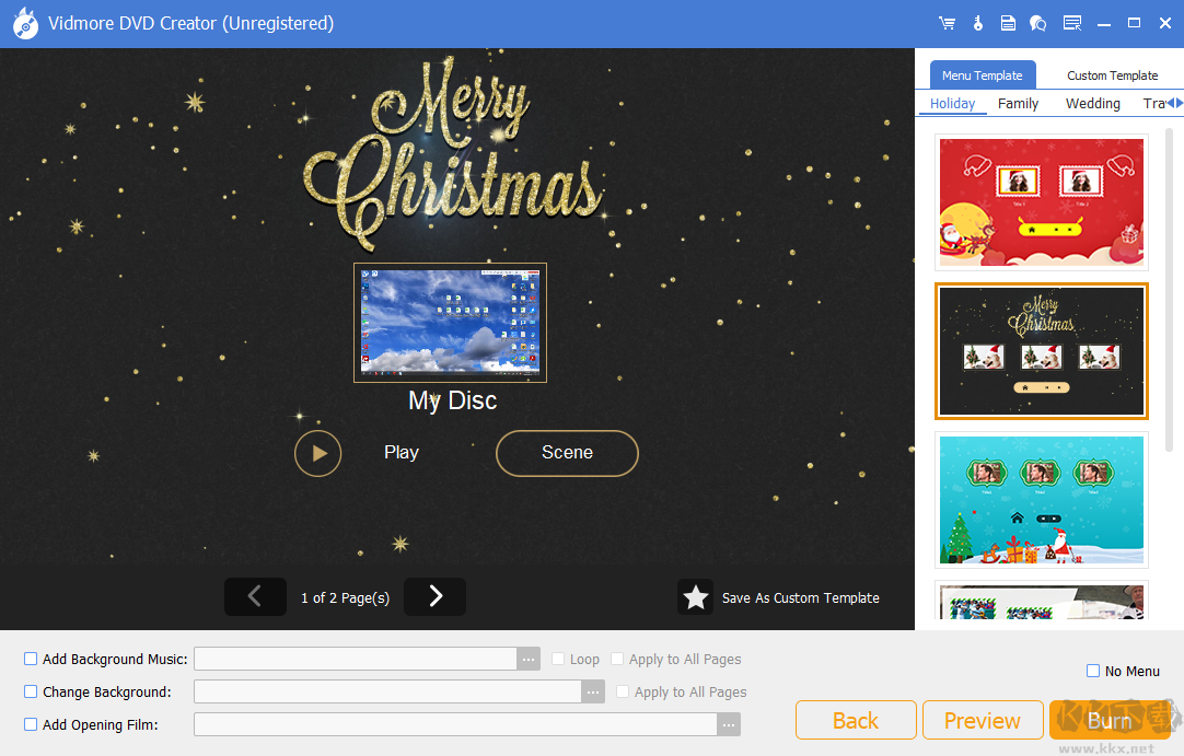 Vidmore DVD Creator(DVD刻錄工具)