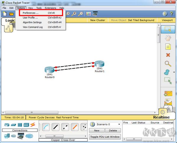 思科模擬器(Cisco Packet Tracer)截圖