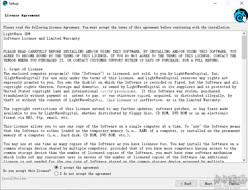 LightWave 3D安裝激活教程截圖2