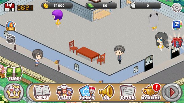 萌娘餐廳1破解版無限金幣點券游戲攻略