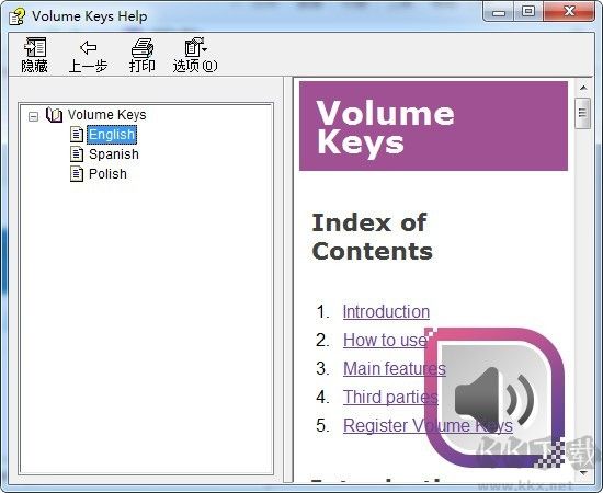 Volume Keys標準版