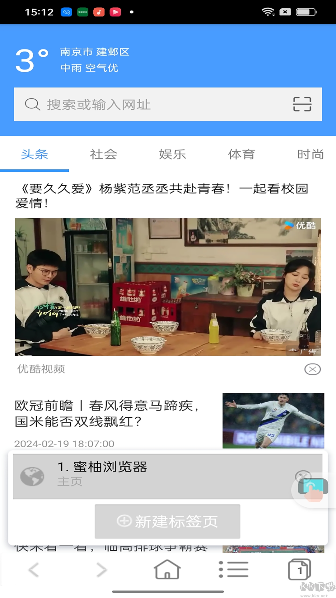 蜜柚瀏覽器升級版