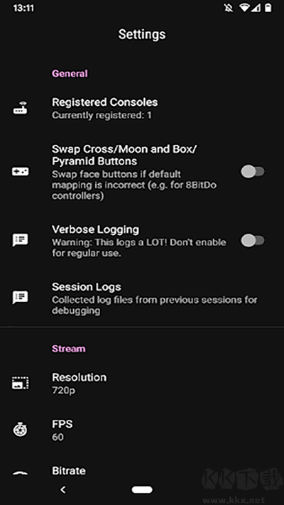 Chiaki(PS4遠程播放)