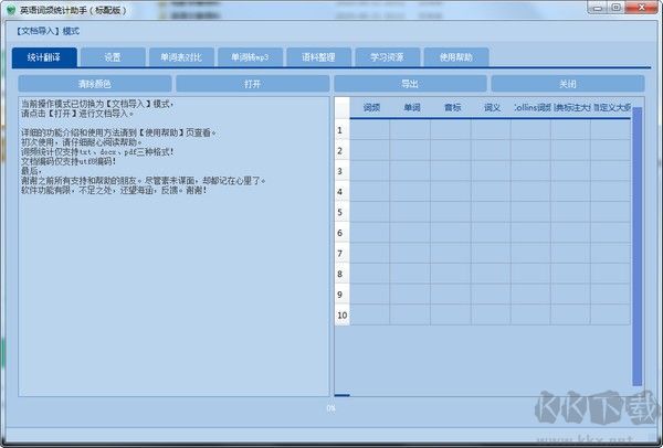 英語詞頻統(tǒng)計(jì)助手會(huì)員版