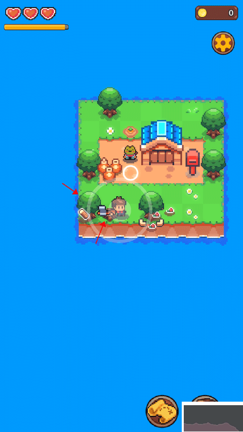 夏日時光探索小島