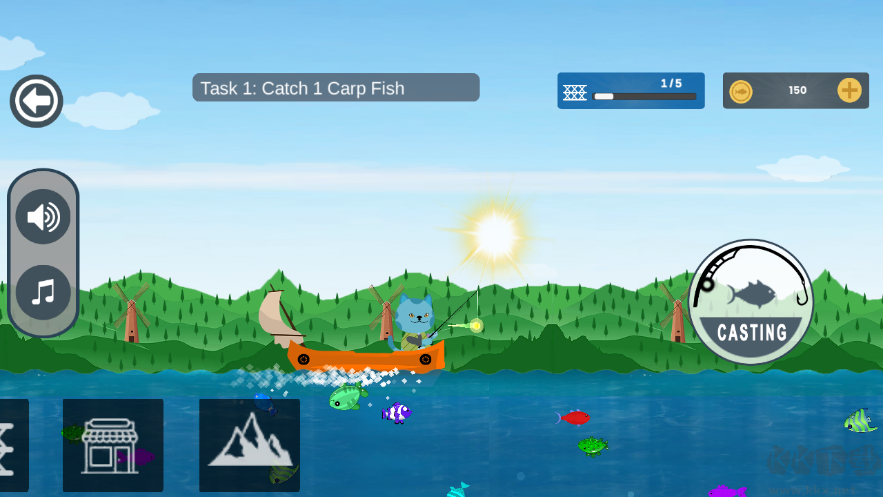 小貓釣魚模擬器無限金幣版