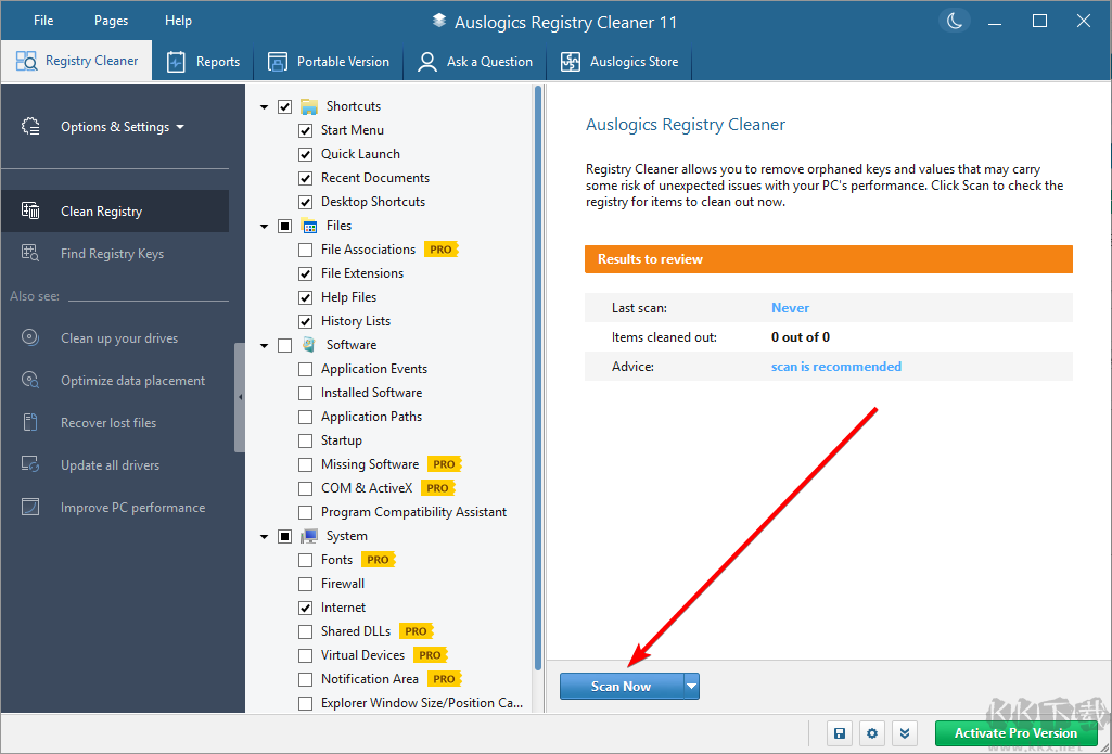 Auslogics Registry Cleaner(注冊表清理)