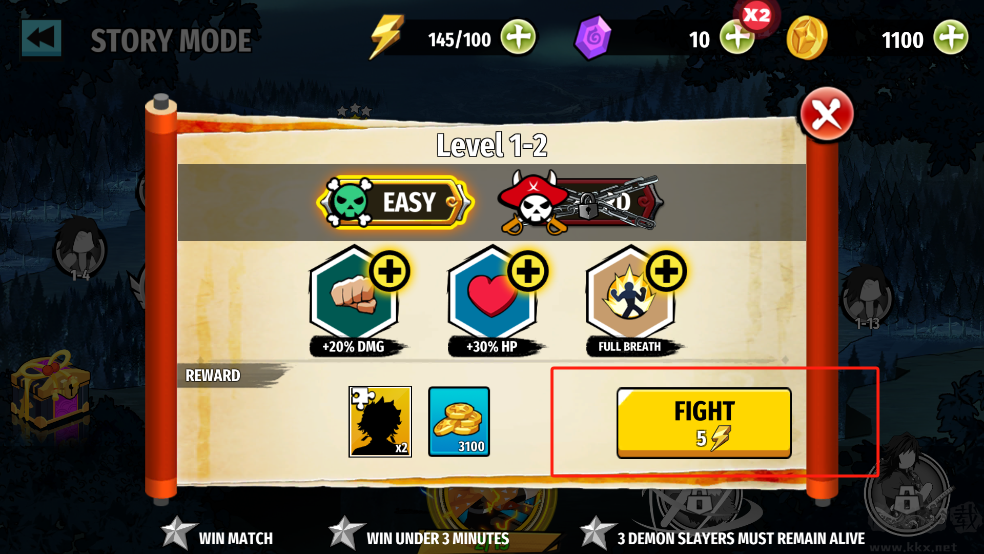 火柴人鬼滅之刃內(nèi)置菜單版