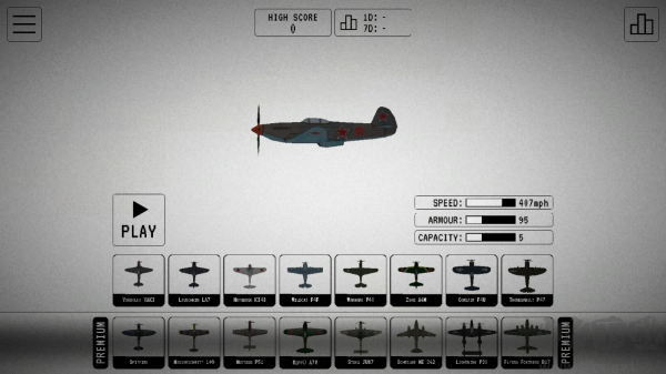 二戰(zhàn)轟炸機內(nèi)置菜單版
