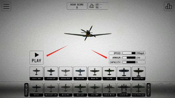 二戰(zhàn)轟炸機內(nèi)置菜單版