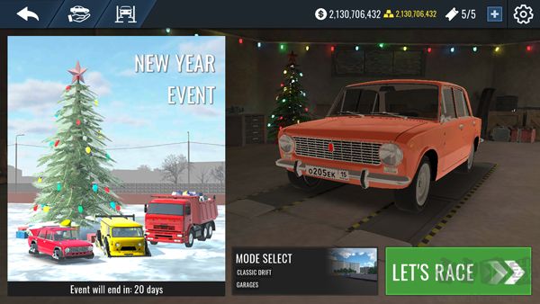 俄羅斯汽車(chē)漂移無(wú)限金幣版