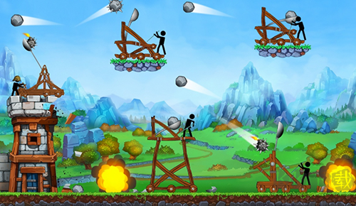 火柴人投石車游戲