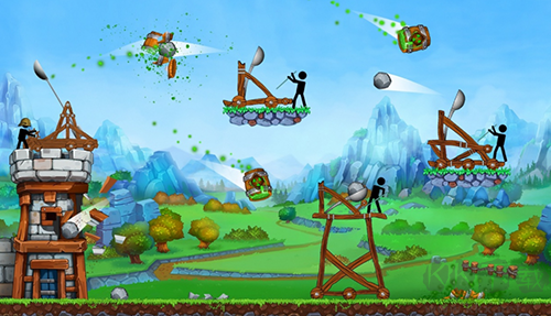 火柴人投石車游戲
