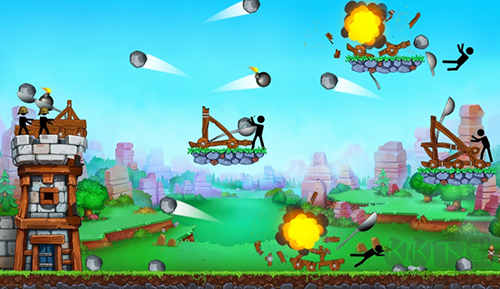 火柴人投石車游戲