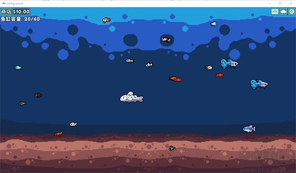 輕松水族館三項修改器