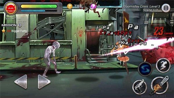 女孩僵尸殺手游戲