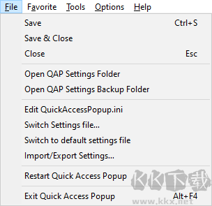 QuickAccessPopup快速啟動