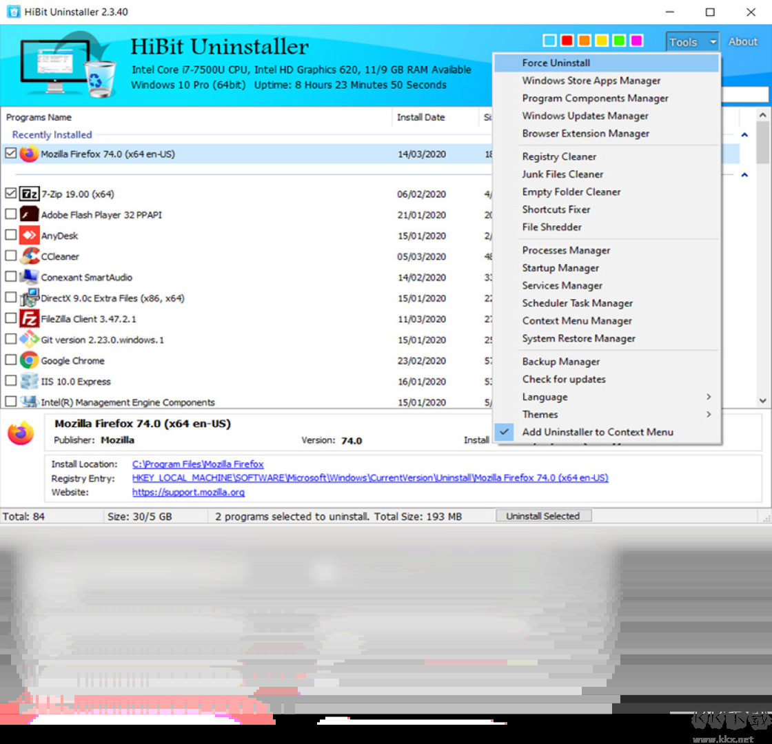 hibit uninstaller