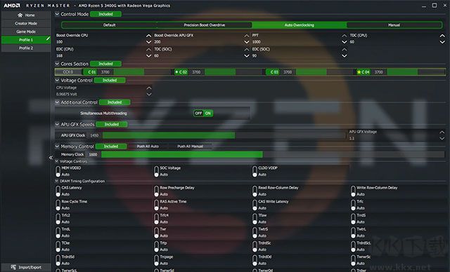AMD Ryzen Master(銳龍超頻軟件)