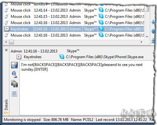 Mini Key Log(鍵盤監(jiān)控軟件)