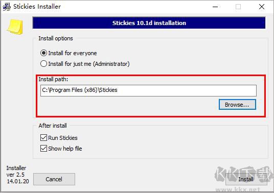 stickies(桌面便簽小工具)