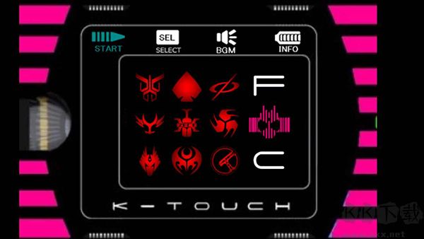 假面騎士帝騎K–Touch模擬器(K-Touch for Android)