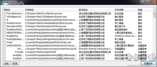 softcnkiller(流氓軟件清理工具)