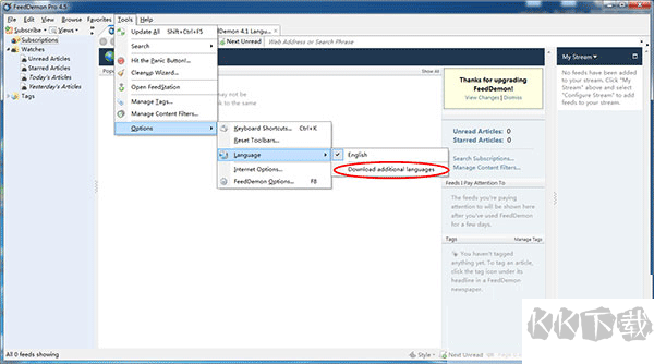 FeedDemon(rss閱讀器)