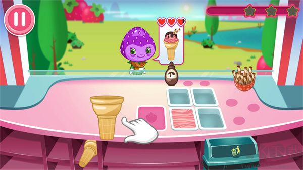 草莓甜心冰激凌島