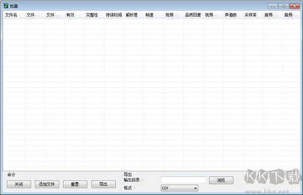 videoinspector(影音編碼檢測(cè)工具)