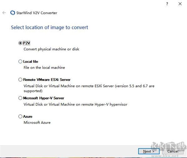 StarWind V2V Converter(虛擬磁盤(pán)轉(zhuǎn)換工具)