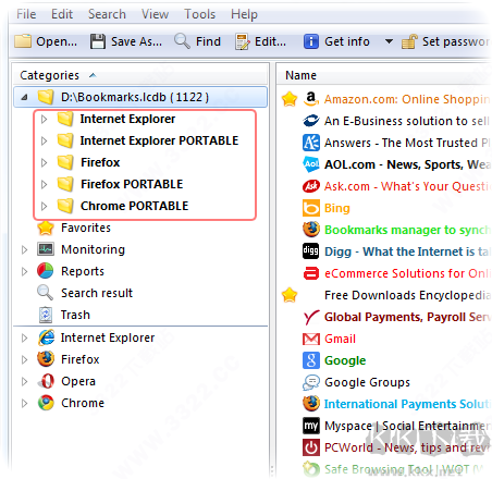 LinkCollector(便攜式書簽管理器)