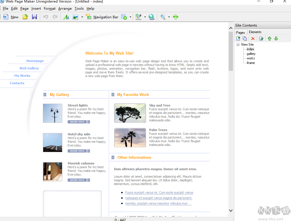 Web Page Maker(網(wǎng)頁制作軟件)