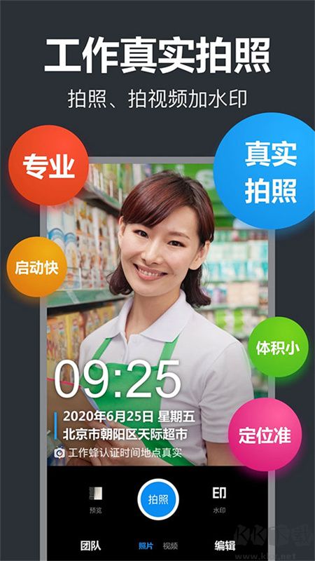 工作蜂水印相機(jī)