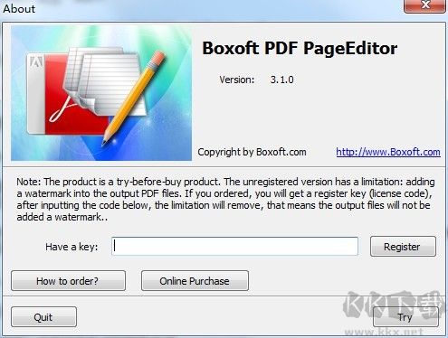 Boxoft PDF PageEditor(PDF頁面編輯工具)