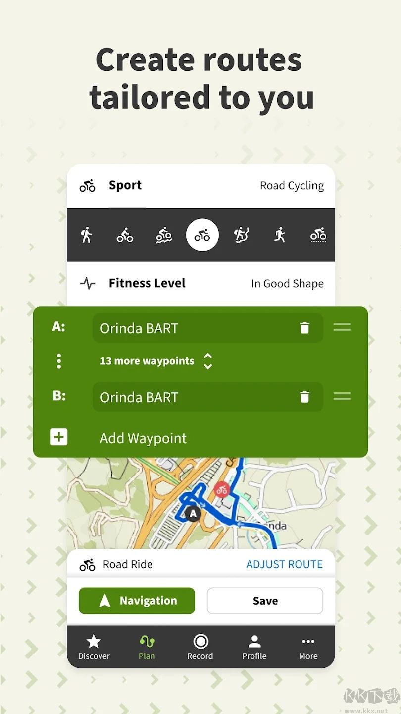 Komoot地圖導(dǎo)航