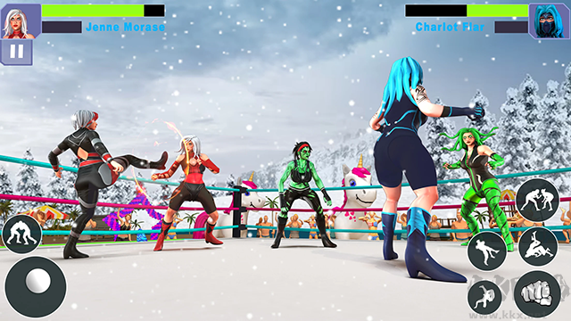 壞女孩摔跤模擬器(Bad Girls Wrestling Game)